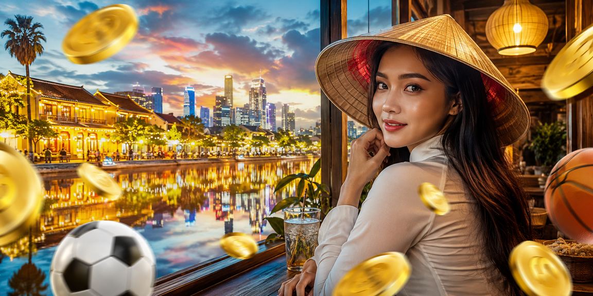 Người dùng tại Hội An đăng nhập và theo dõi cá cược thể thao với nón lá truyền thống